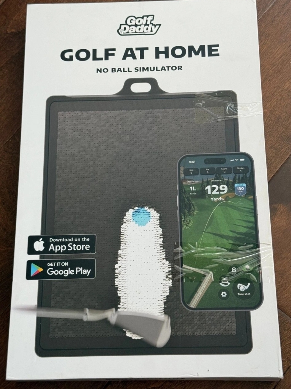 Golf At Home No Ball Simulator - Black